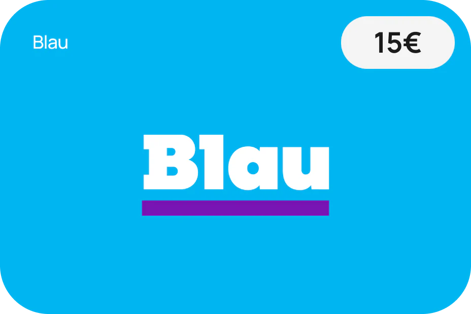 Blau.de 15€ Aufladecode