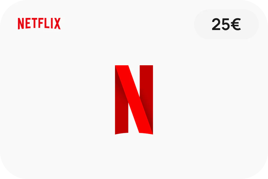 Netflix DE 25€ Guthaben Gutschein