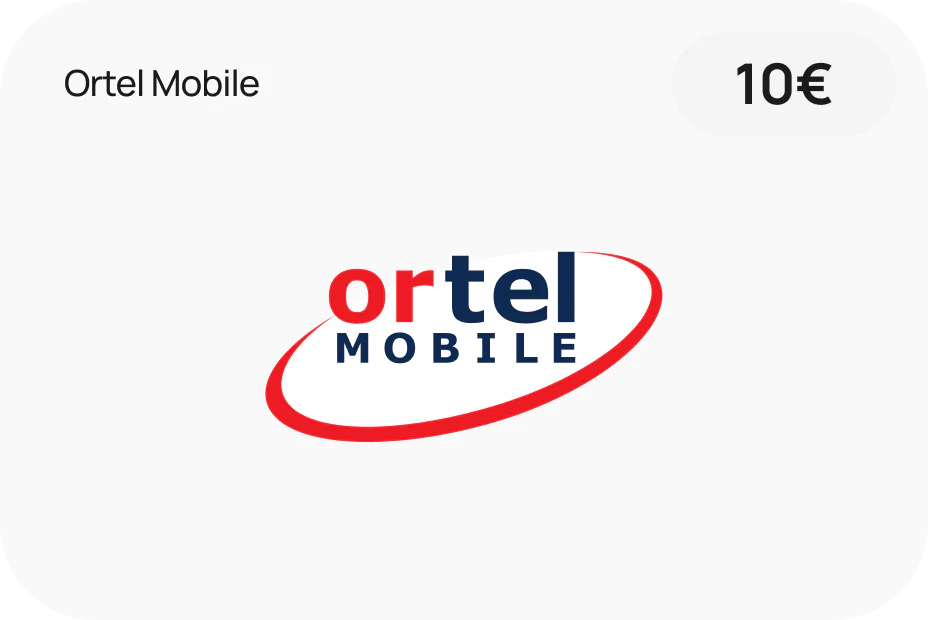 Ortel Mobile 10€ Aufladecode